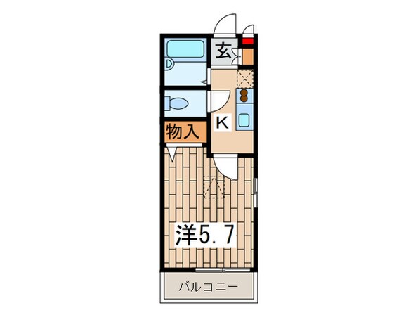 グリ－ンコ－トの物件間取画像